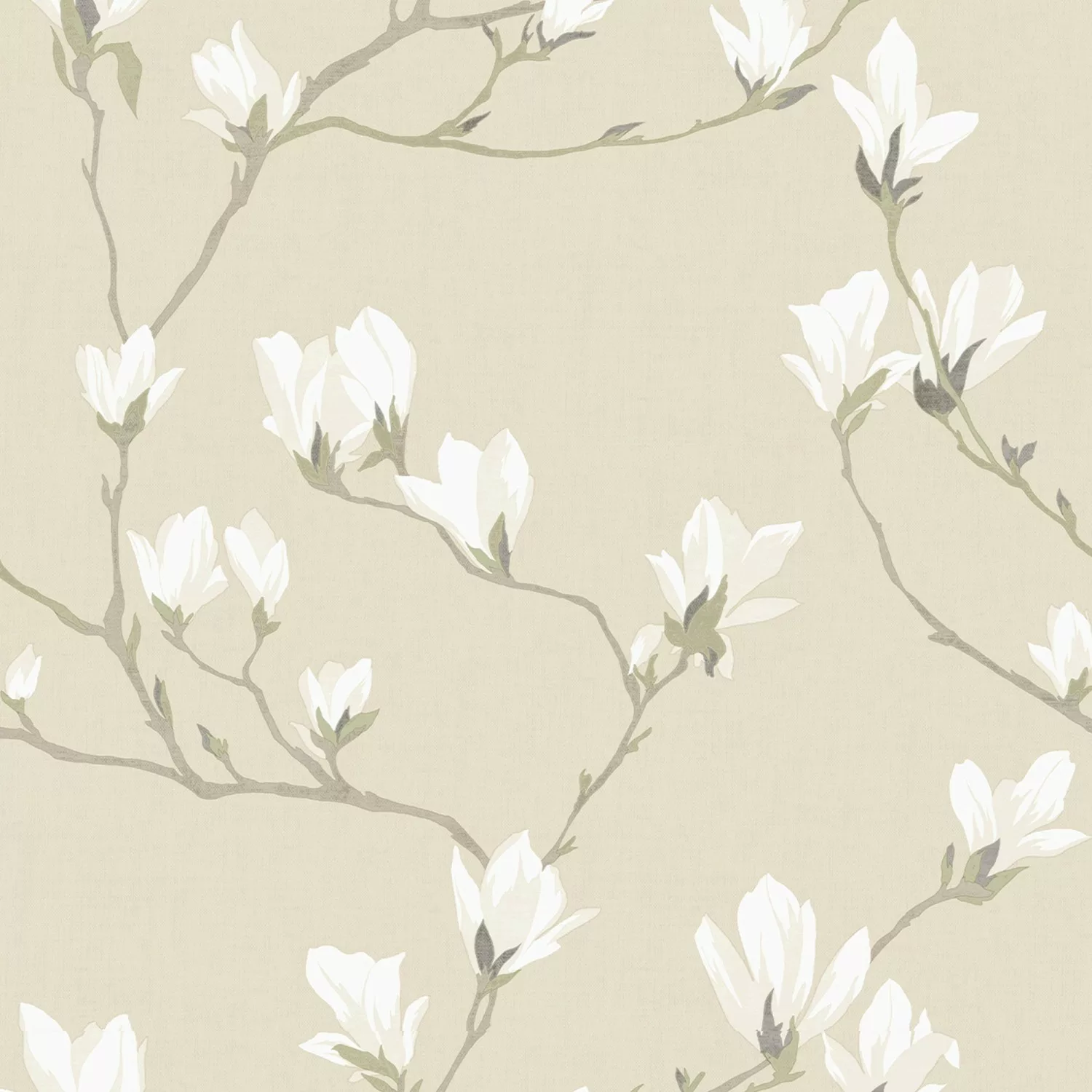 Laura Ashley Vliestapete Magnolia Grove Natural 10,05 x 0,52 m günstig online kaufen