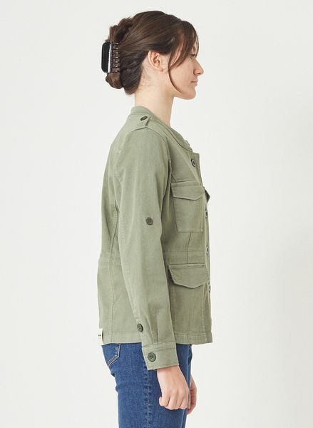 Greta - Bio Twill Jacke In Farbe Aus Bio Baumwolle günstig online kaufen