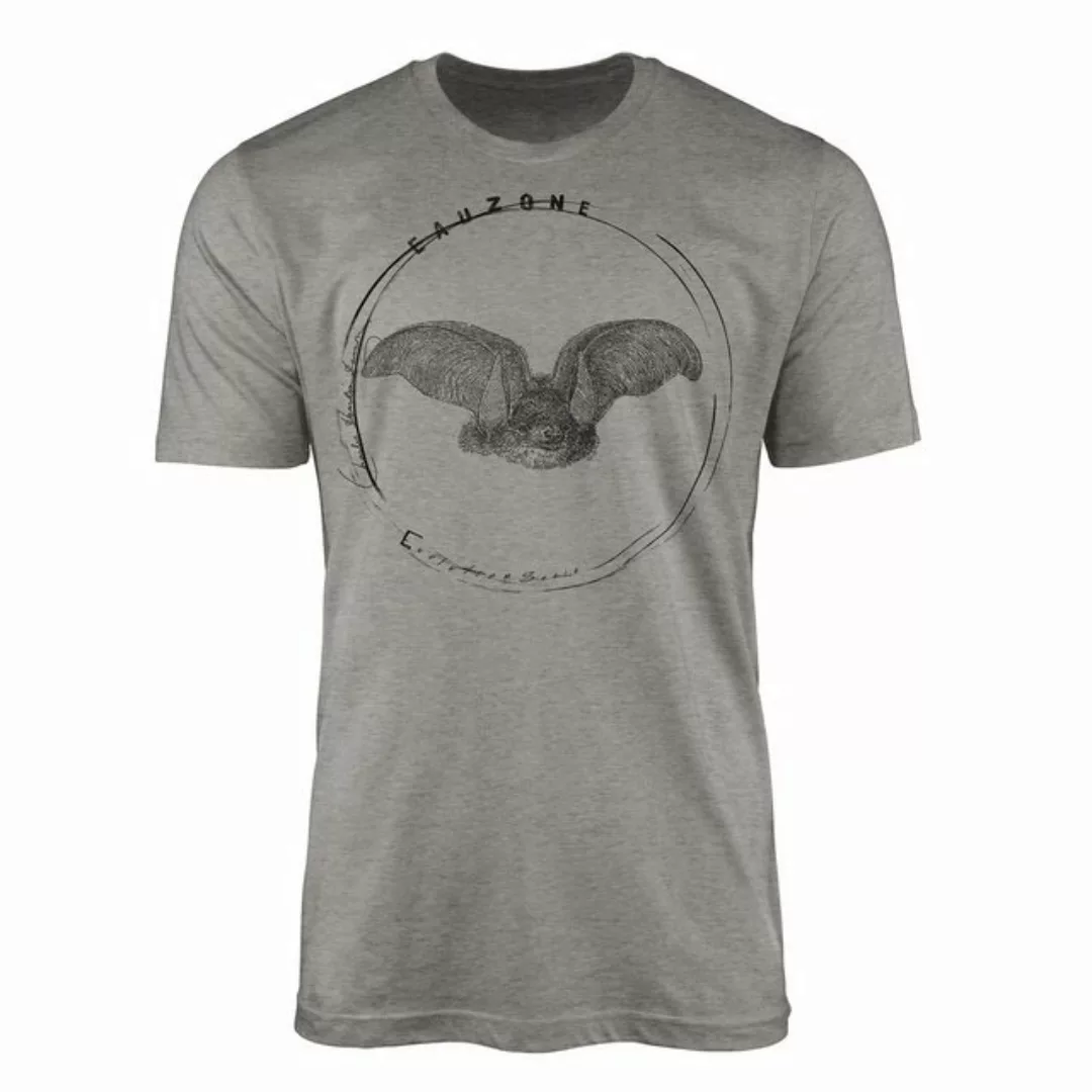 Sinus Art T-Shirt Evolution Herren T-Shirt Langohrfledermaus günstig online kaufen