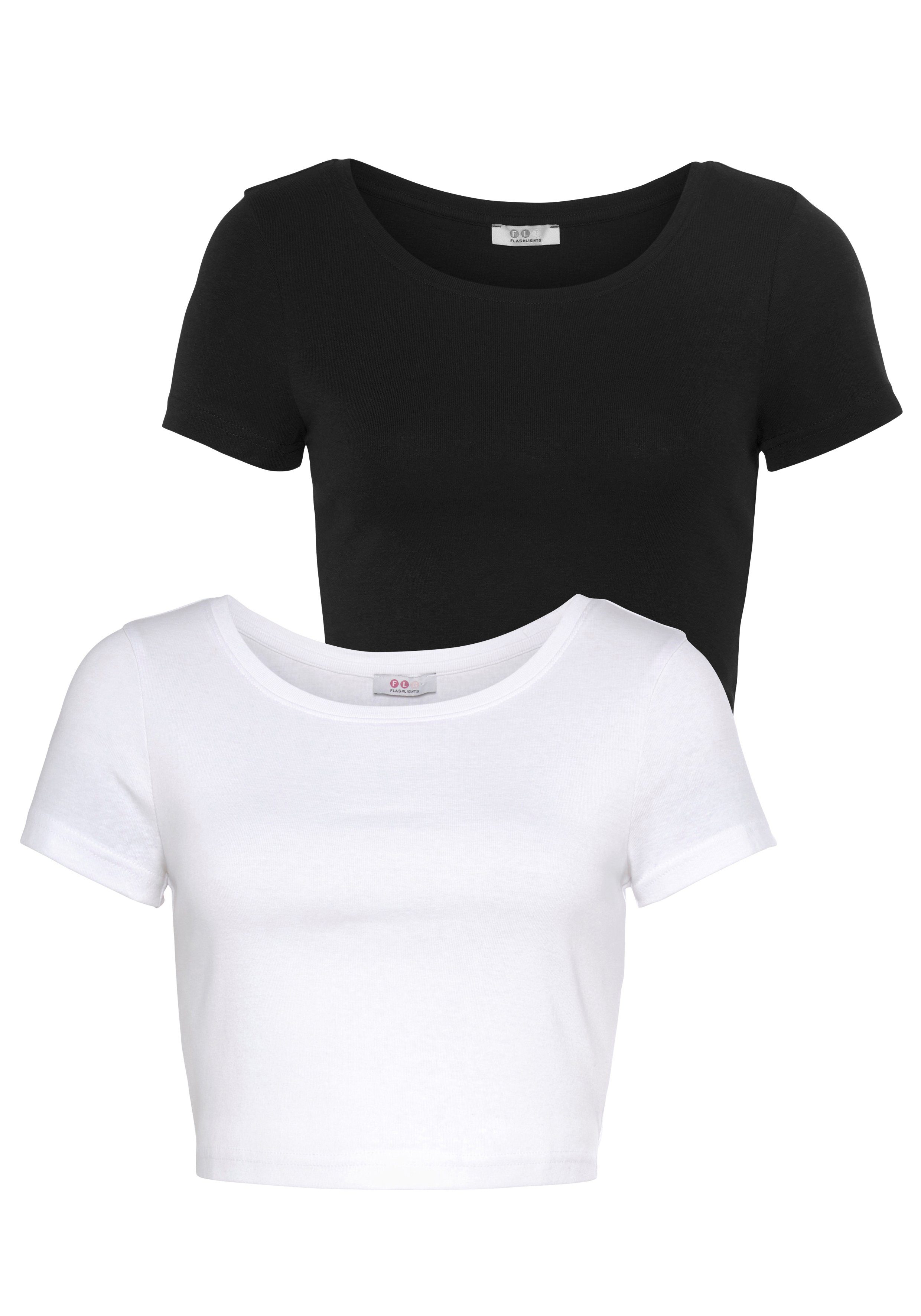 Flashlights Kurzarmshirt (Packung, 2-tlg., 2-er Pack) günstig online kaufen