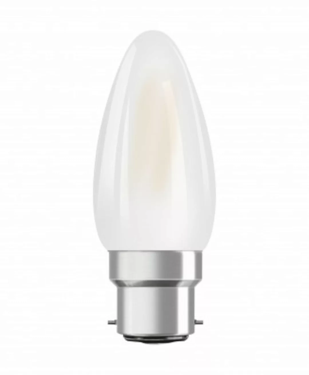 OSRAM LED STAR CLASSIC B 40 FS Warmweiß Filament Matt B22d Kerze günstig online kaufen