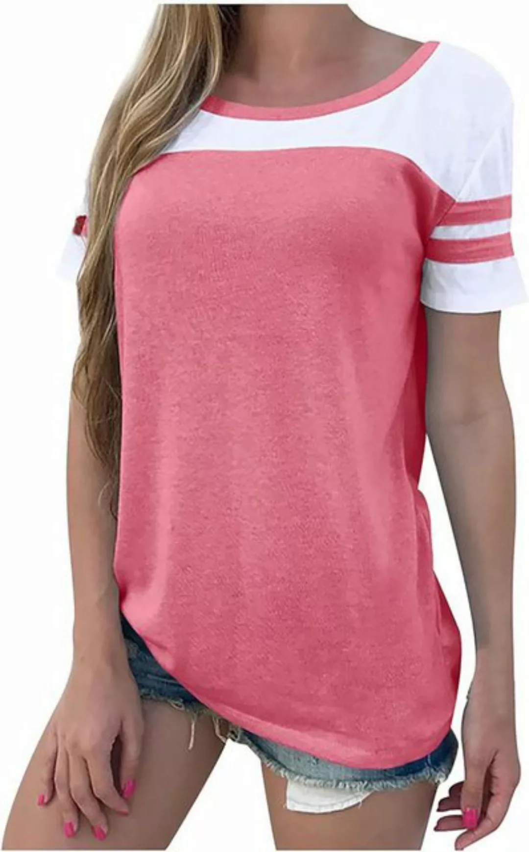 BlauWave Kurzarmshirt Damen-T-Shirts, Sommer-Top, elegante Frühlings-T-Shir günstig online kaufen