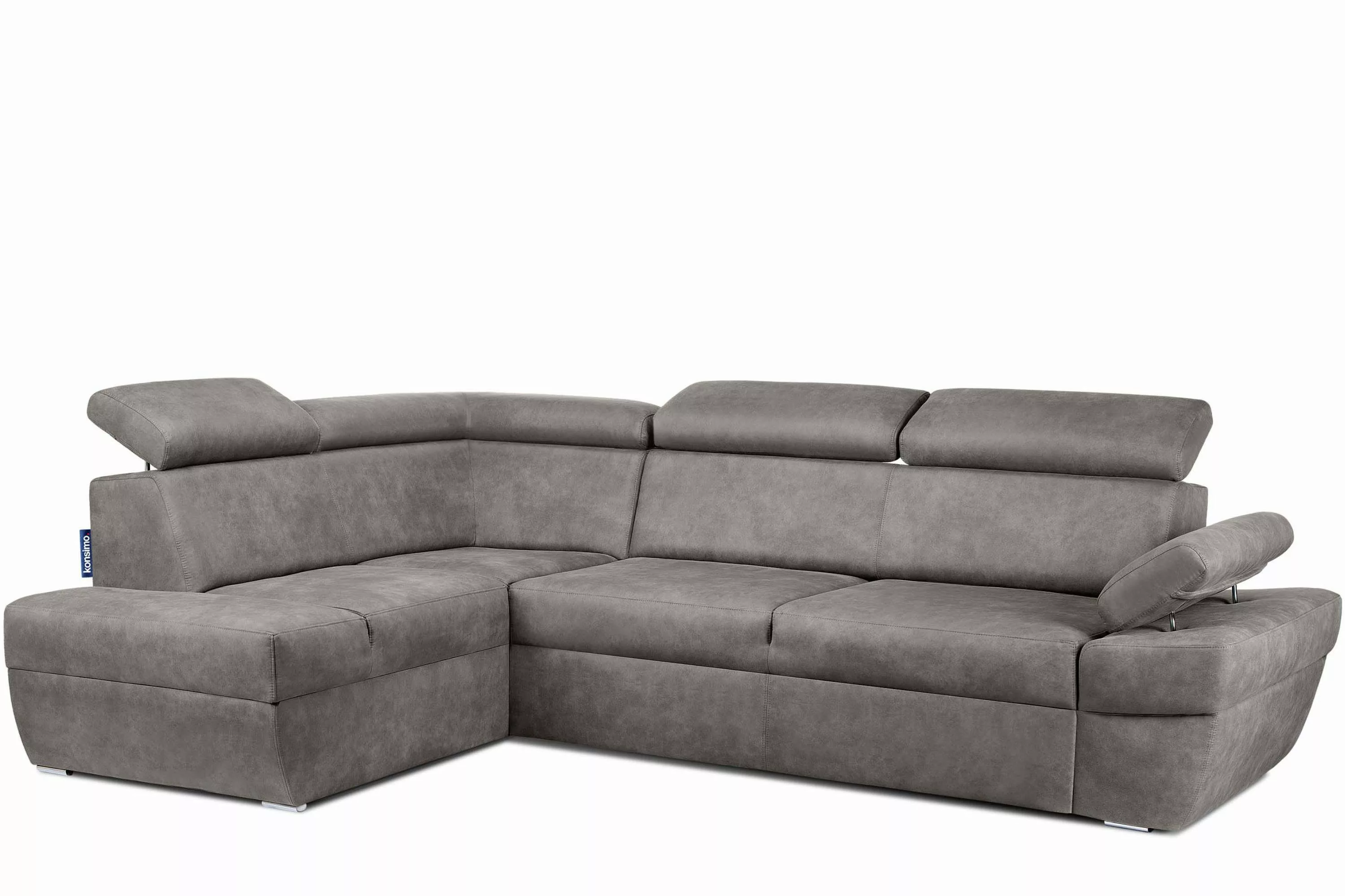 KONSIMO® Ecksofa RATLO Ecksofa, mit Bettfunktion günstig online kaufen