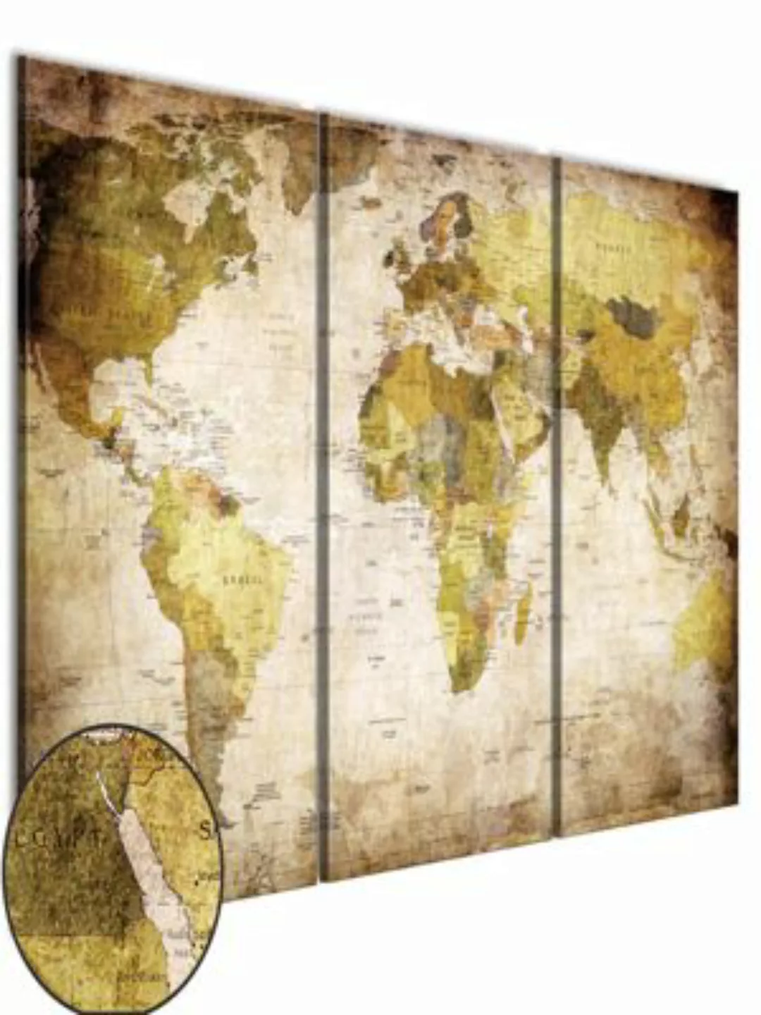 artgeist Wandbild Alte Kontinente mehrfarbig Gr. 60 x 40 günstig online kaufen