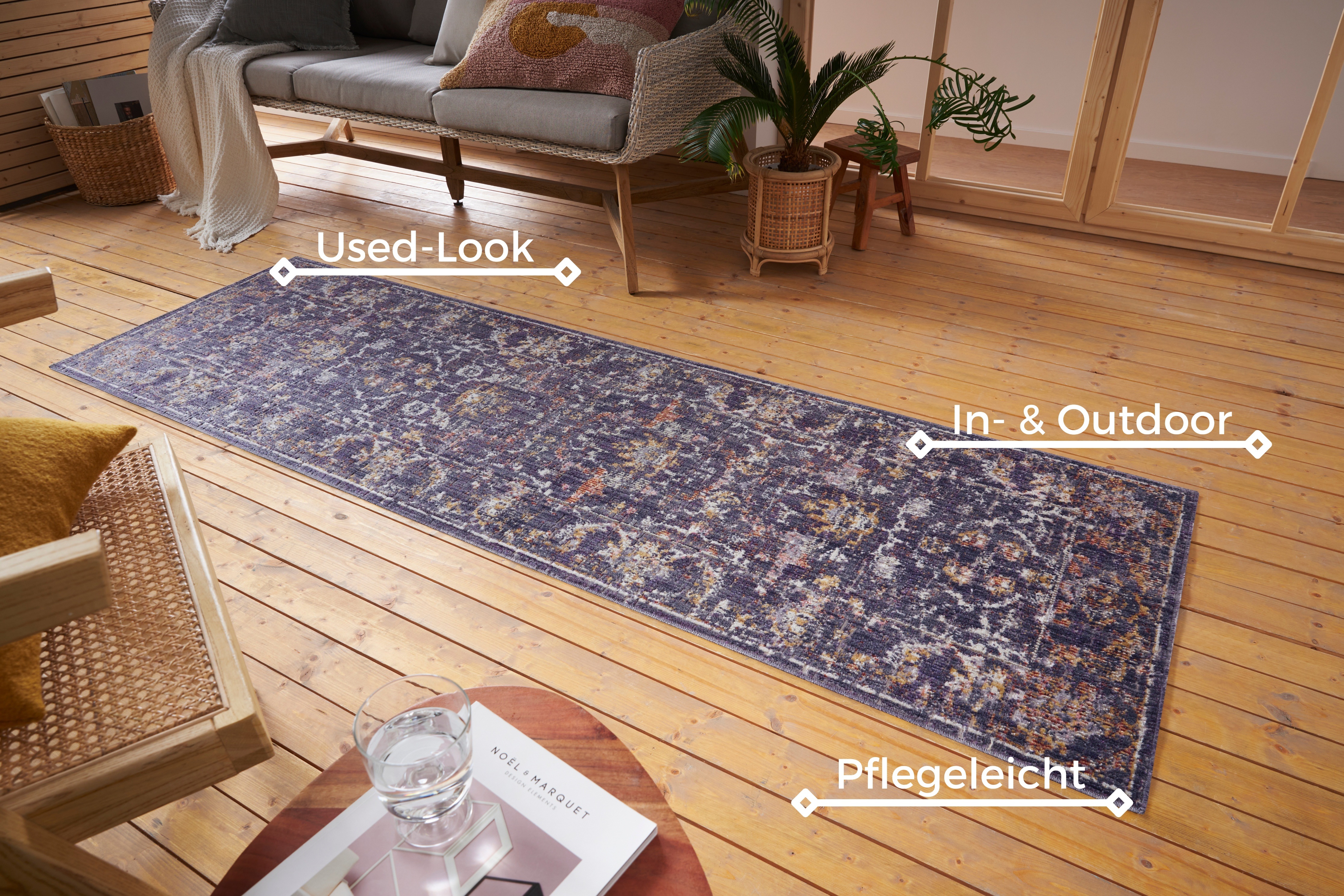 NORTHRUGS Outdoorteppich »Sues«, rechteckig, Faltbar, Waschbar, In-& Outdoo günstig online kaufen