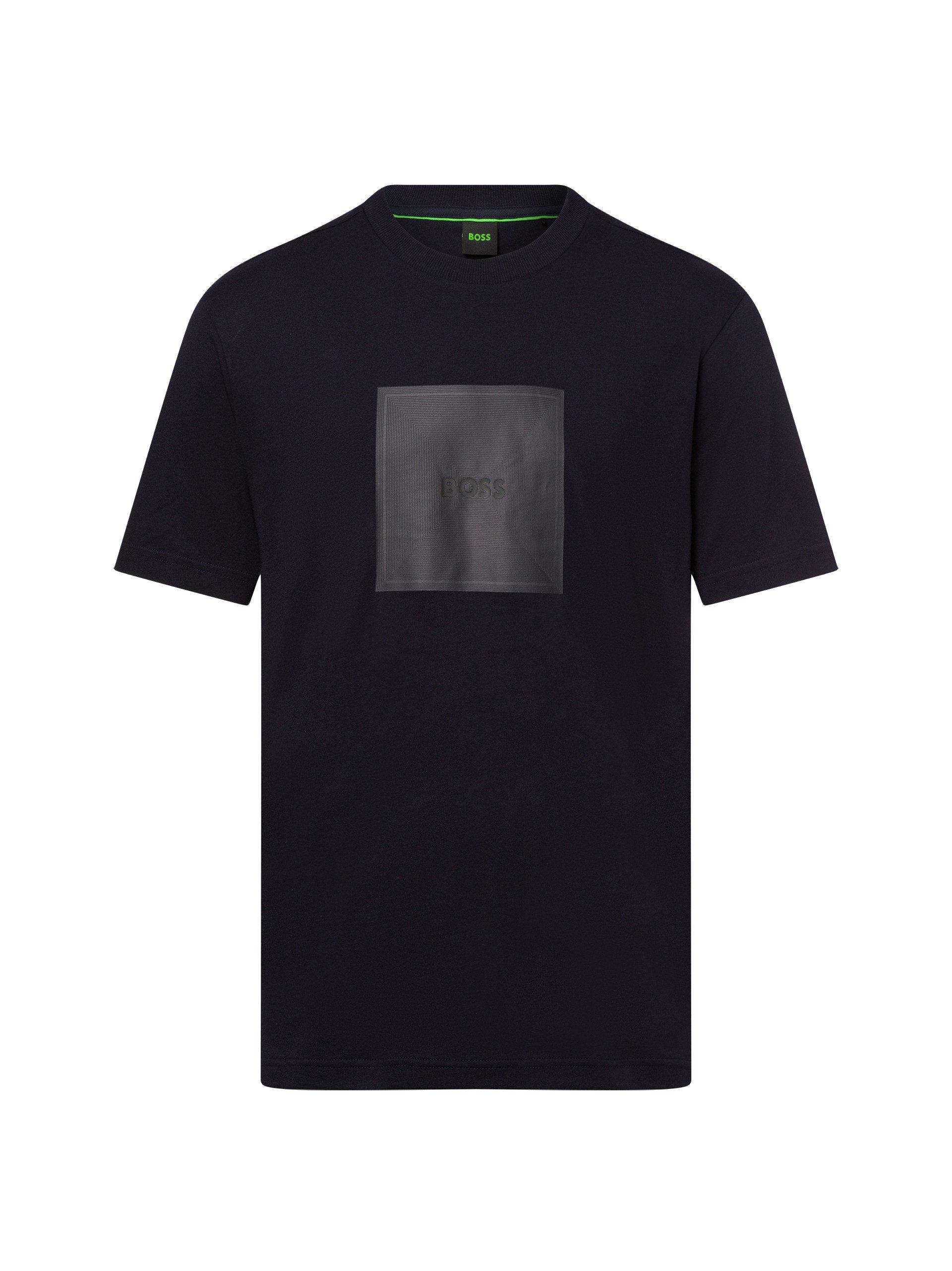 BOSS GREEN T-Shirt "Tee Logo Rib", mit großem Aufdruck günstig online kaufen