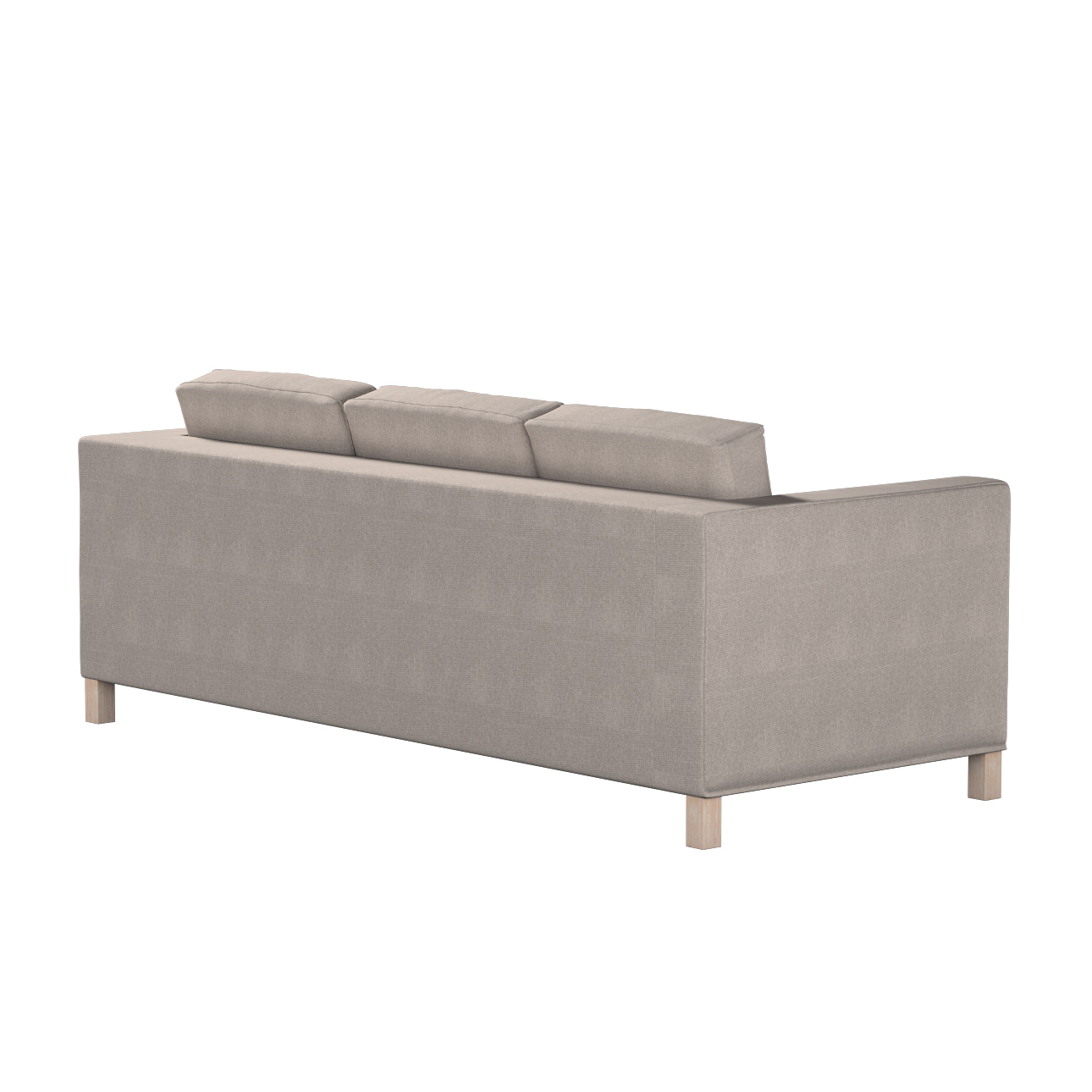 Bezug für Karlanda 3-Sitzer Sofa nicht ausklappbar, kurz, beige-grau, Bezug günstig online kaufen
