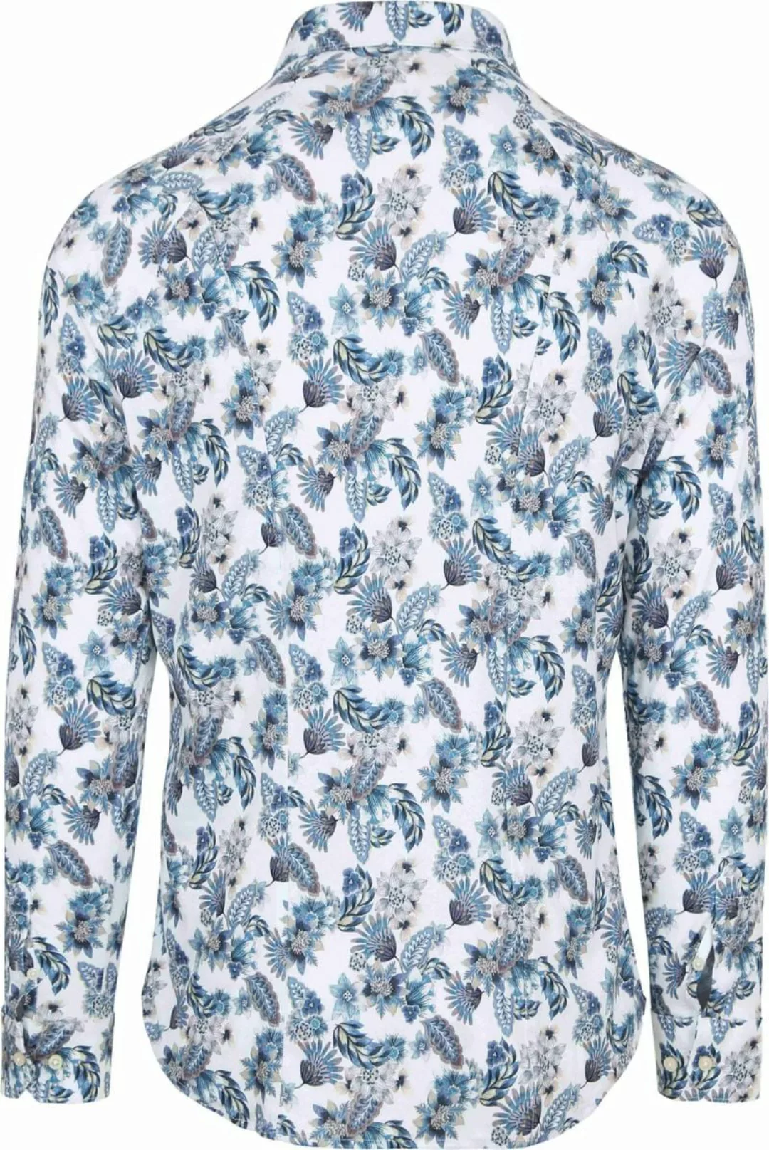 DESOTO Hemd Kent Blumenmuster Blau  - Größe L günstig online kaufen