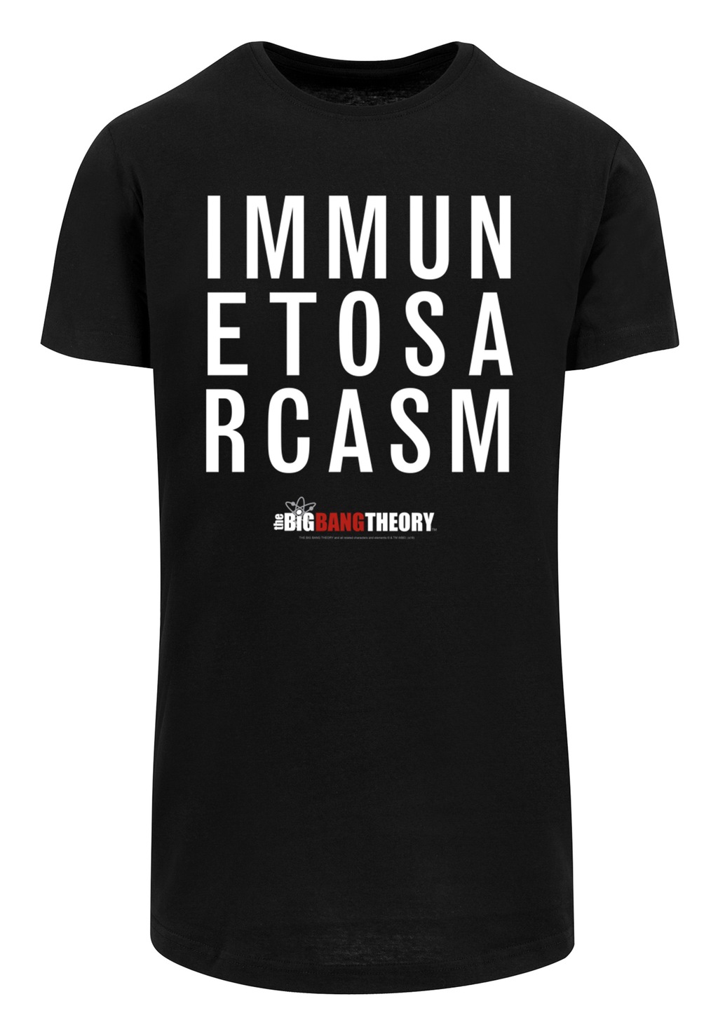 F4NT4STIC T-Shirt "Long Cut Shirt Big Bang Theory Immune To Sarcasm", Herre günstig online kaufen