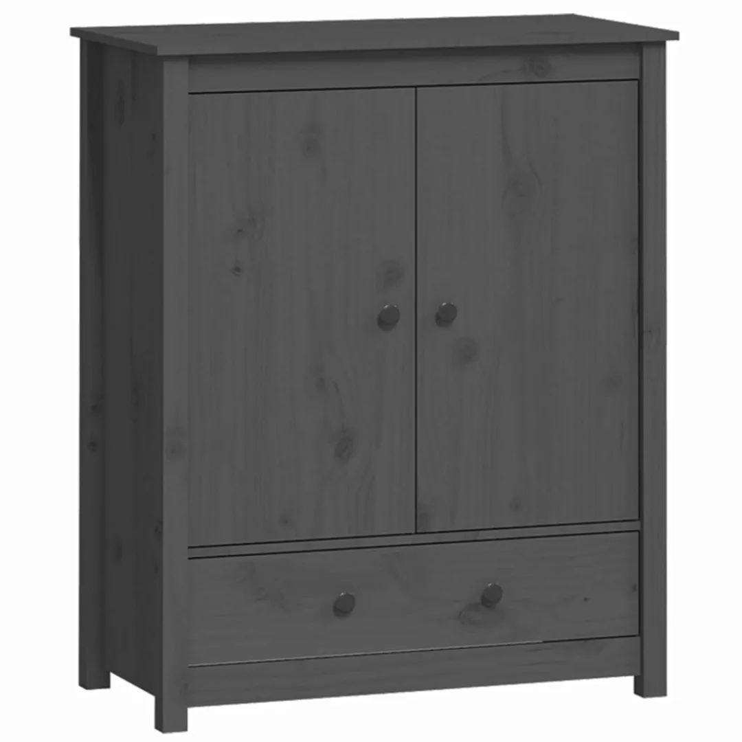 Vidaxl Highboard Grau 83x41,5x100 Cm Massivholz Kiefer günstig online kaufen