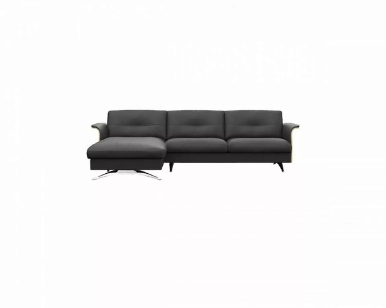 FLEXLUX Ecksofa "Glow, super bequem durch hochwertigem Sitzaufbau mit Feder günstig online kaufen