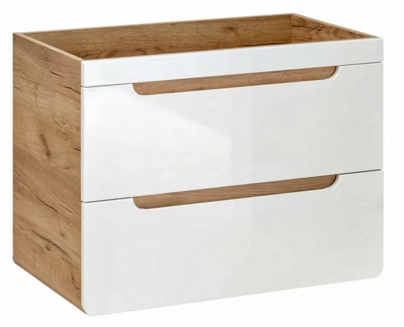 Feldmann-Wohnen Waschbeckenschrank Aruba (1-St) 60x46x59cm Farbe wählbar günstig online kaufen