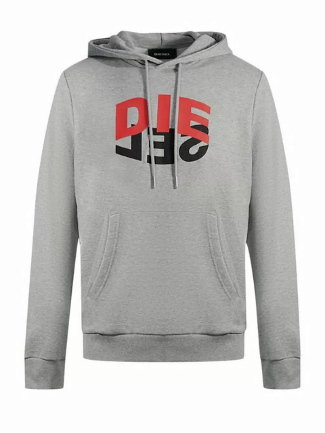 Diesel Kapuzensweatshirt Regular Fit Supersoft Hoodie - S-GIRK-HOOD-N1 Grau günstig online kaufen