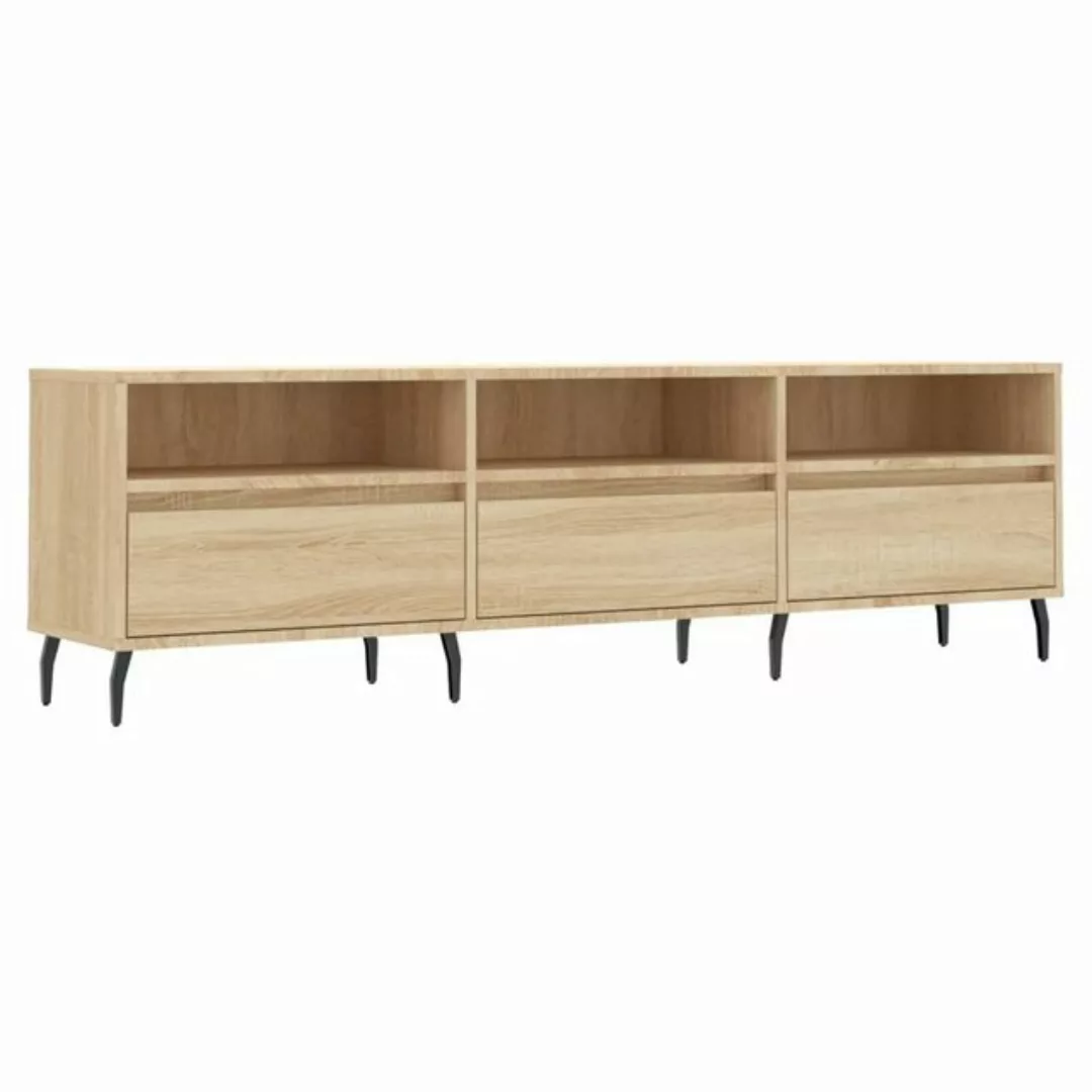 furnicato TV-Schrank Sonoma-Eiche 150x30x44,5 cm Holzwerkstoff (1-St) günstig online kaufen