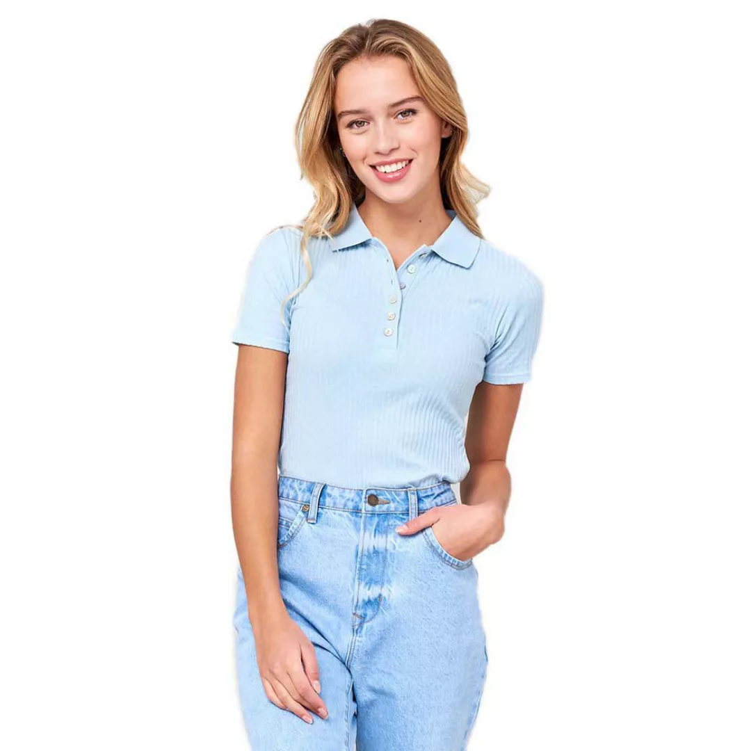 Rip Curl Riaza Rib Fancy Kurzärmeliges T-shirt XL Light Blue günstig online kaufen
