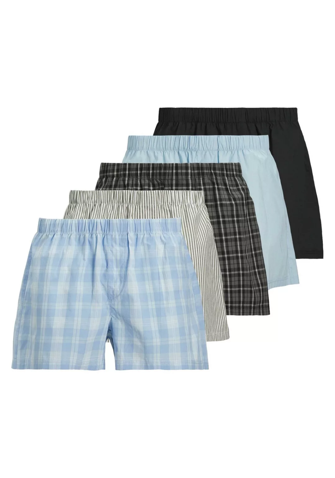 Jack & Jones Boxershorts "Web-Boxershorts JACMILANO WOVEN BOXERS 5 PACK 5er günstig online kaufen