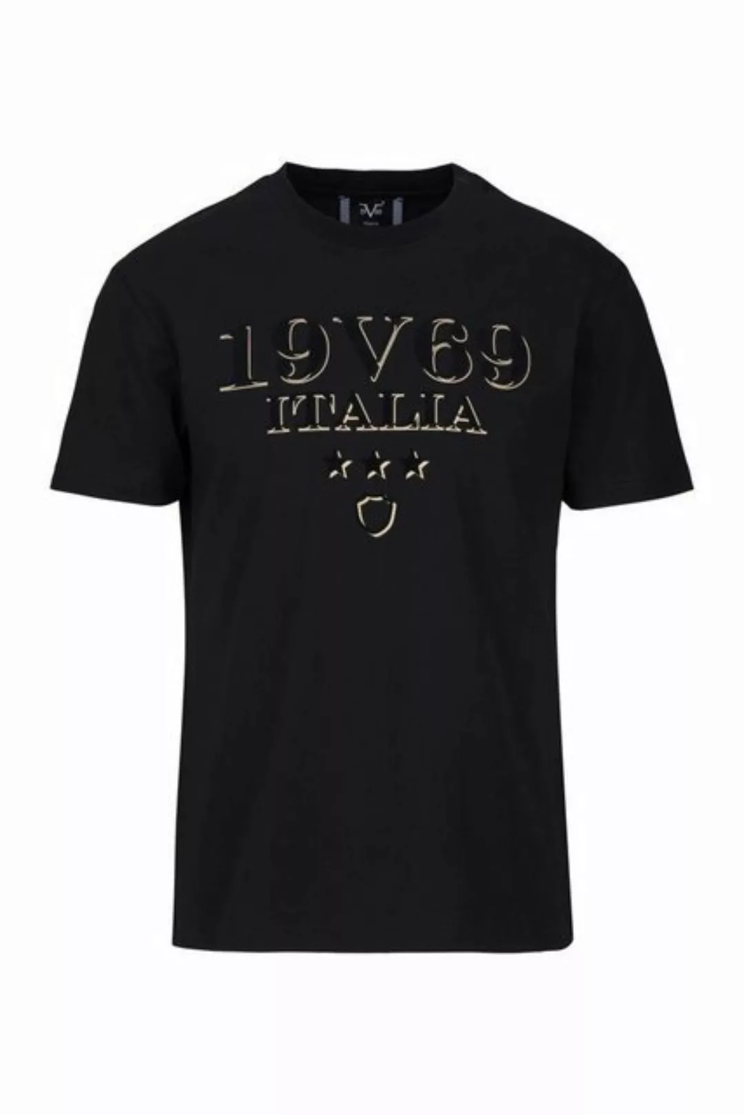 19V69 ITALIA T-Shirt - R-NECK T-SHIRT RAFAEL GOLD LOGO günstig online kaufen