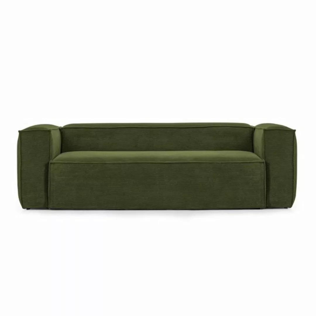 Natur24 Sofa Sofa Blok 2-Sitzer grün 210cm Couch Sitzgelegenheit günstig online kaufen