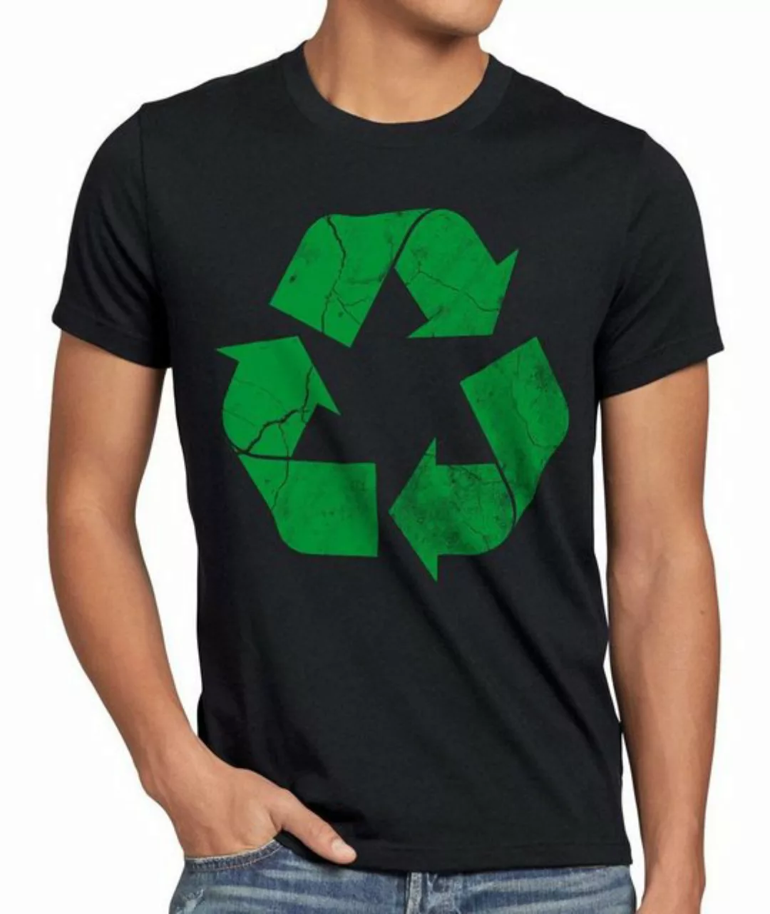 style3 Print-Shirt Herren T-Shirt The Recycle big sheldon recycling leonard günstig online kaufen