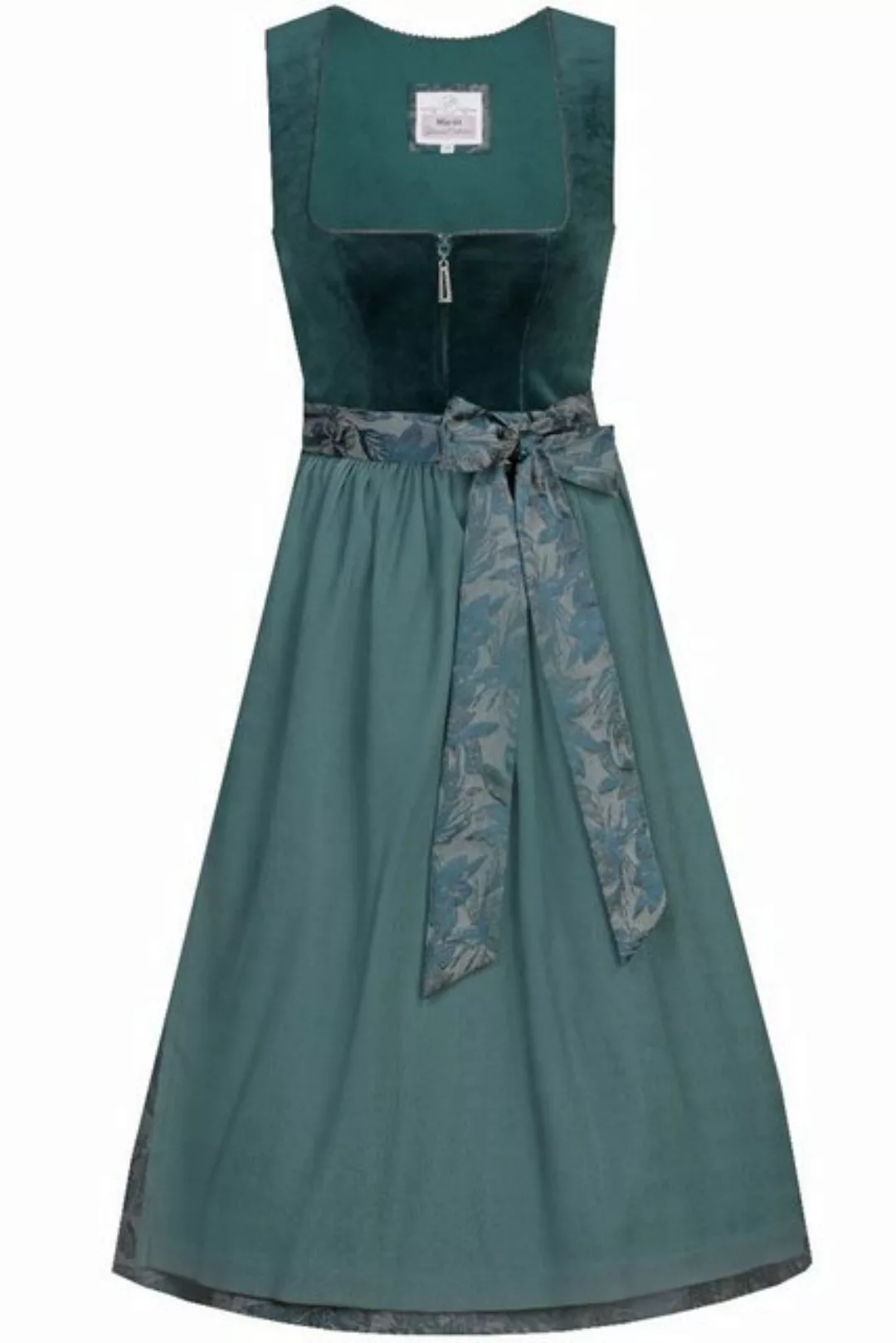 MarJo Dirndl Samt Dirndl 2tlg. - IRSEE - petrol/jade günstig online kaufen