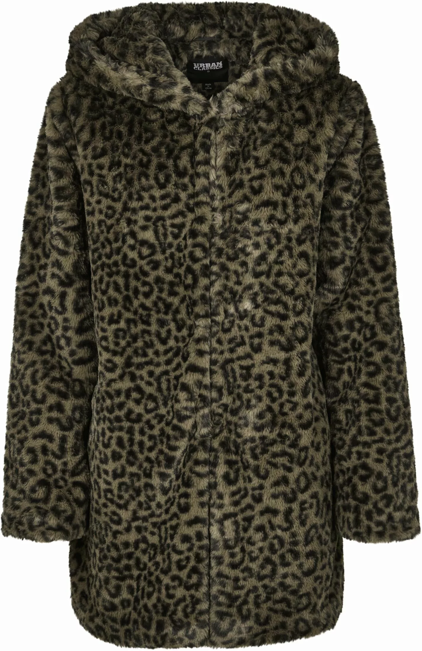 URBAN CLASSICS Parka "Damen Ladies Leo Teddy Coat", (1 St.), mit Kapuze günstig online kaufen