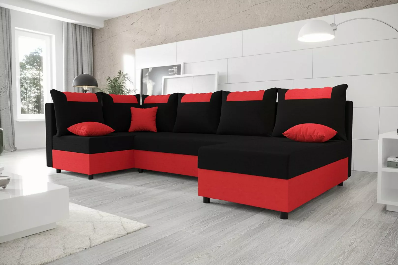 ALTDECOR Wohnlandschaft STARI6, Couch mit Schlaffunktion, Wohnzimmer - Wohn günstig online kaufen