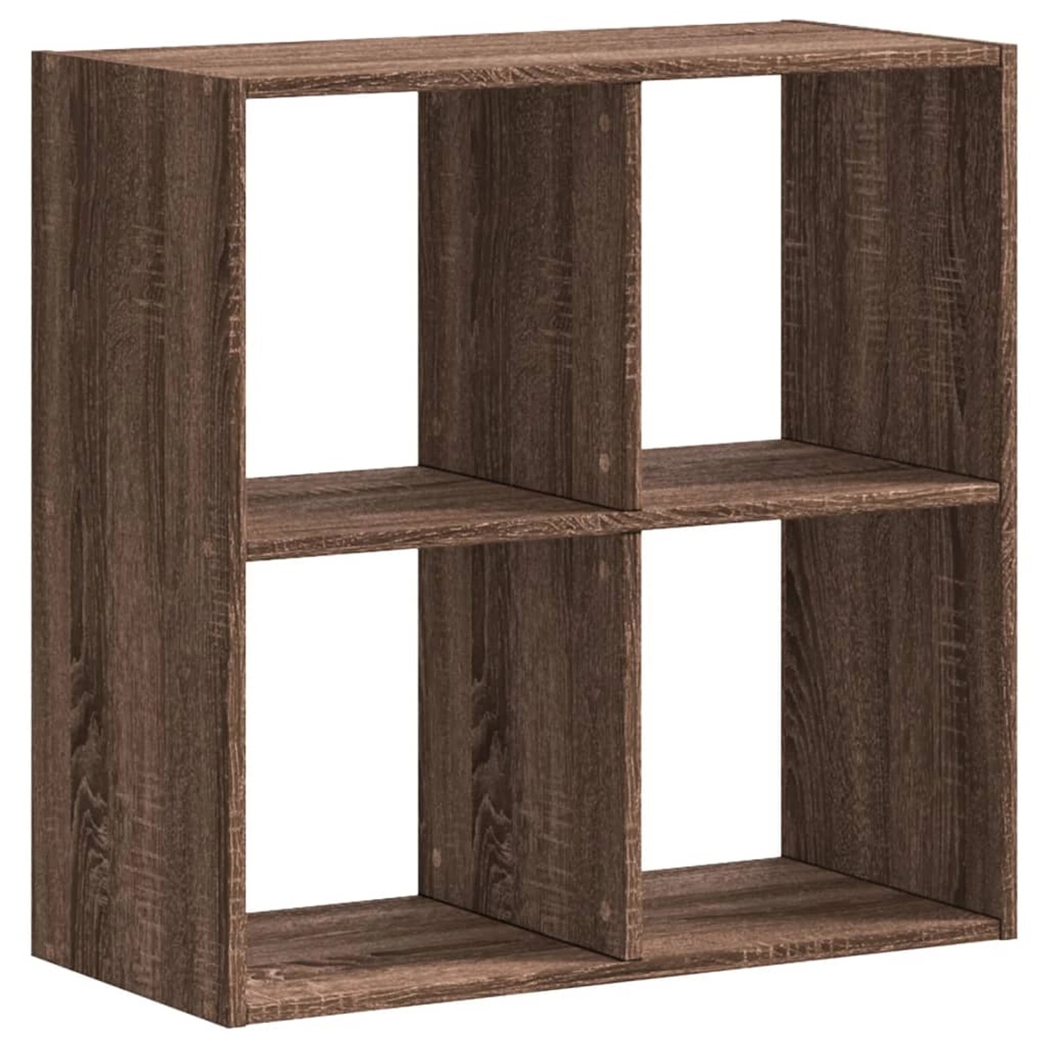 vidaXL Bücherregal Braun Eichen-Optik 68,5x32x68,5 cm Holzwerkstoff günstig online kaufen