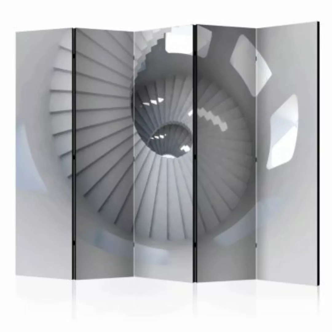 artgeist Paravent Lighthouse staircase II [Room Dividers] schwarz/weiß Gr. günstig online kaufen