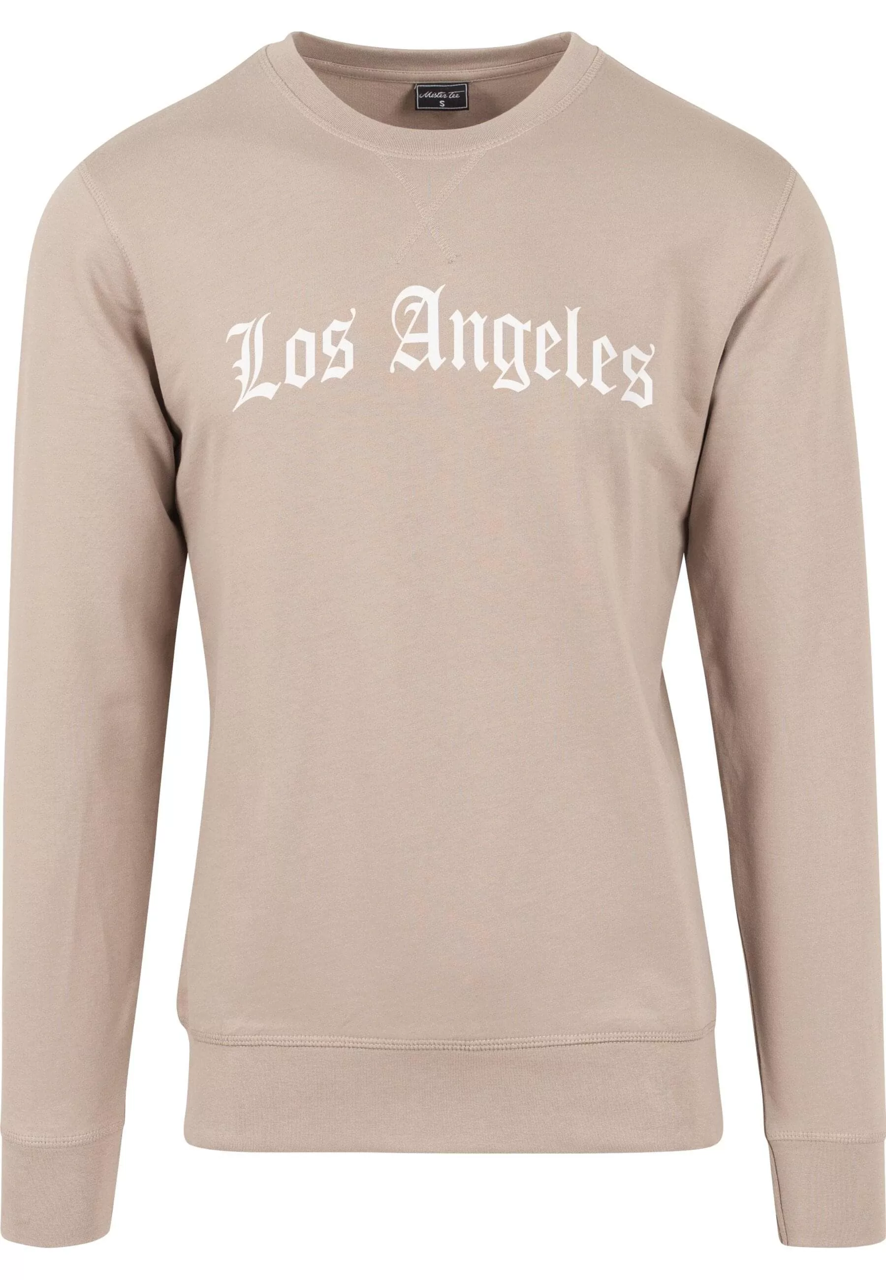 MisterTee Rundhalspullover "MisterTee Herren Los Angeles Wording Crewneck" günstig online kaufen