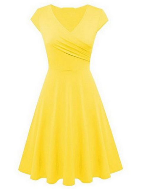 KIKI A-Linien-Kleid Rot rock damen knielang,Partykleid,Shaping-Kleid,Sommer günstig online kaufen