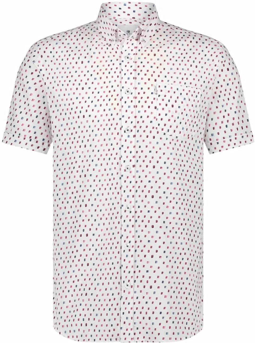 State Of Art Short Sleeve Hemd Druck Weiß - Größe XL günstig online kaufen