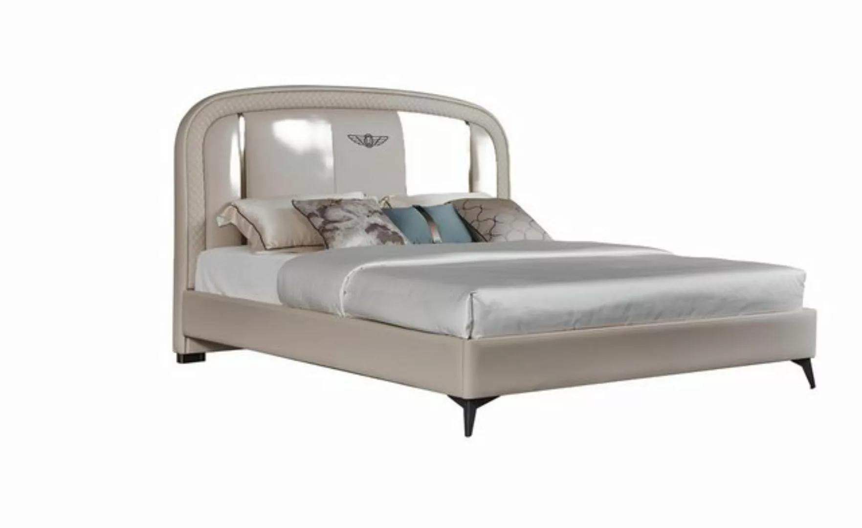 Xlmoebel Bett Neu Luxuriöses Doppelbett mit gepolstertem Design in 180x200c günstig online kaufen