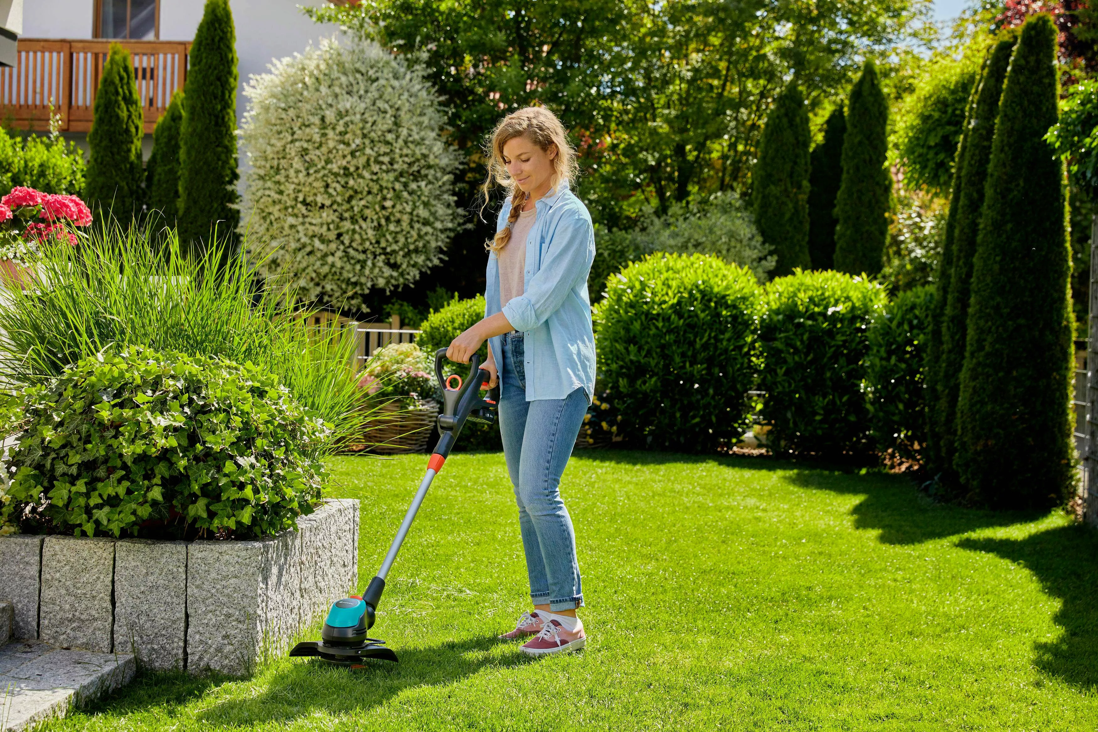 GARDENA Akku-Rasentrimmer Akku-Trimmer EasyCut 23/18V P4A günstig online kaufen