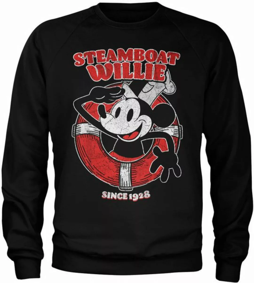 Hybris Rundhalspullover Steamboat Willie Since 1928 Sweatshirt günstig online kaufen