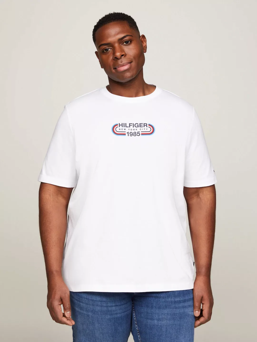 Tommy Hilfiger Big & Tall T-Shirt BT-HILFIGER TRACK GRAPHIC TEE-B Große Grö günstig online kaufen