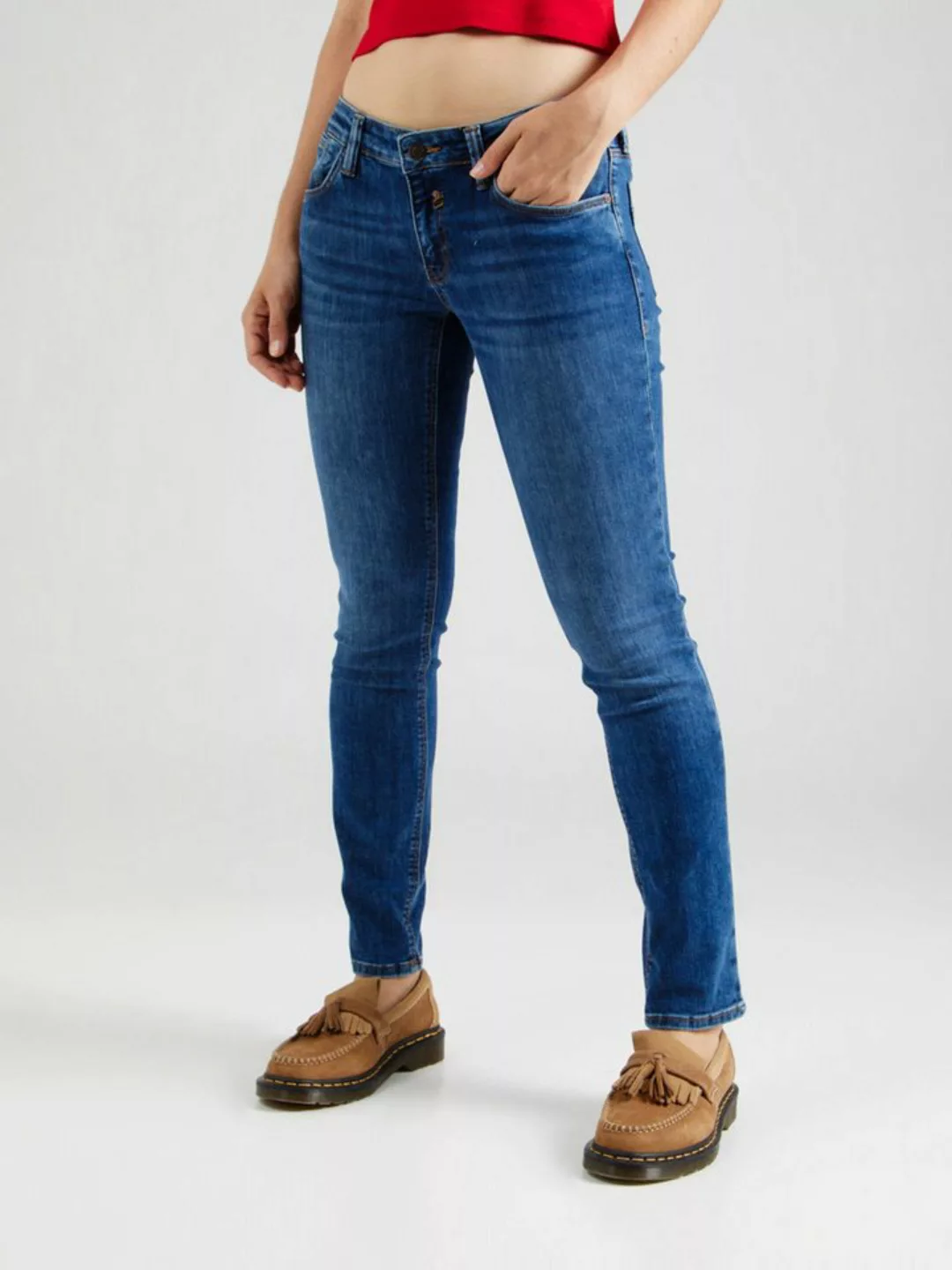 Mavi 7/8-Jeans LINDY (1-tlg) Plain/ohne Details günstig online kaufen