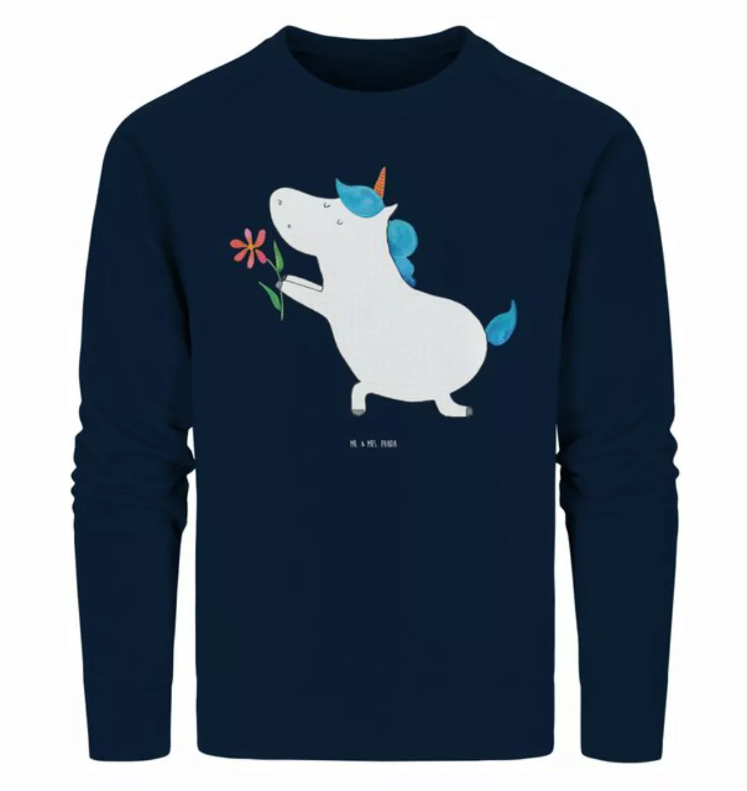 Mr. & Mrs. Panda Longpullover Größe XL Einhorn Blume - French Navy - Gesche günstig online kaufen