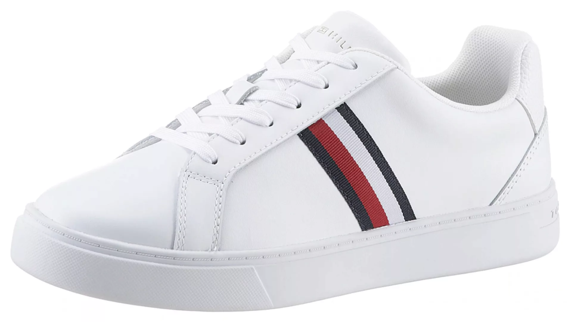 Tommy Hilfiger Plateausneaker "ESSENTIAL COURT SNEAKER STRIPES", mit typisc günstig online kaufen