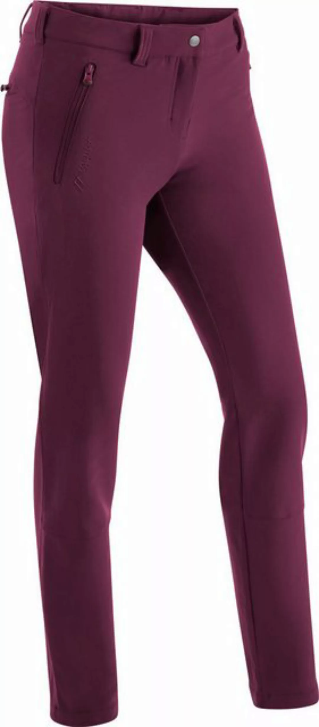 Maier Sports Trekkinghose Helga slim Da-Hose el. cherry wine günstig online kaufen