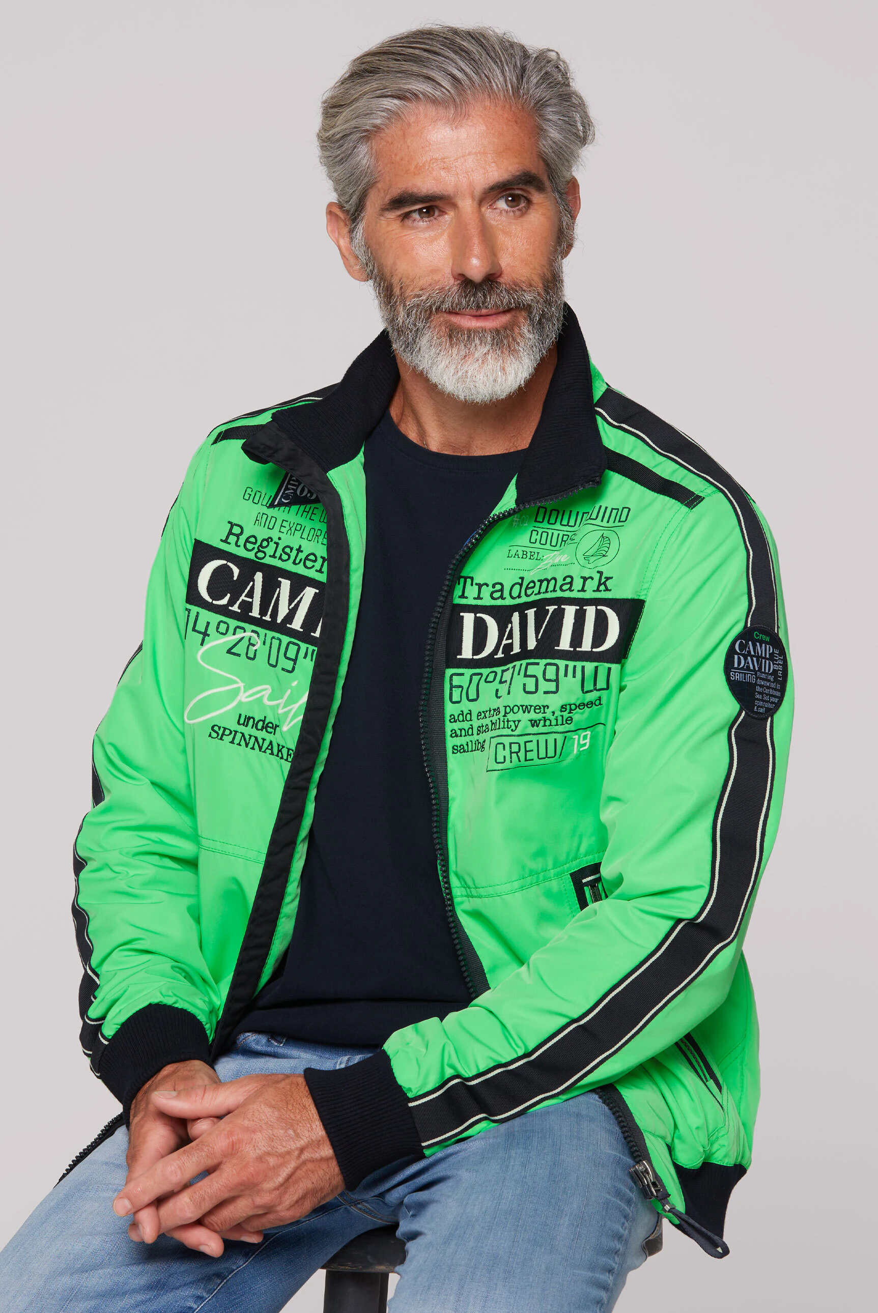 CAMP DAVID Outdoorjacke, ohne Kapuze günstig online kaufen