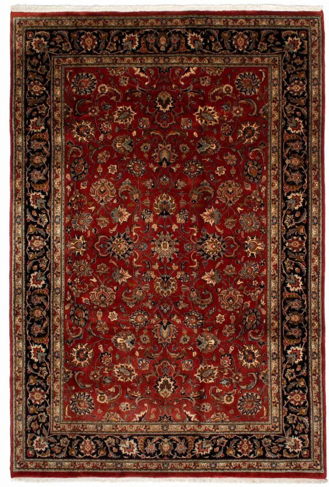 morgenland Wollteppich »Maschad Blumenmuster Beige 301 x 203 cm«, rechtecki günstig online kaufen