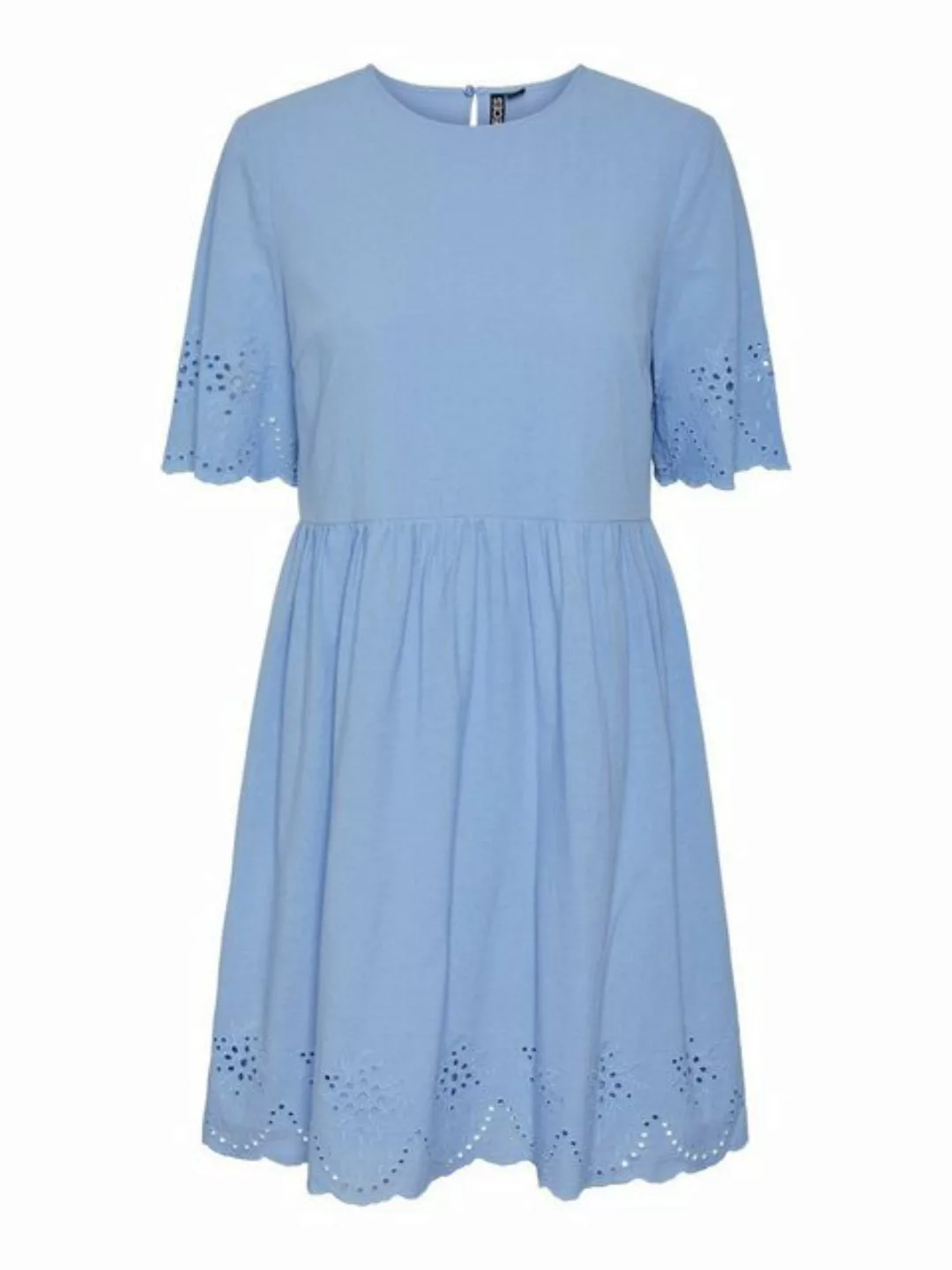 pieces Midikleid - Kleid - Kurzarmkleid - PCALMINA 2/4 EMBROIDERY DRESS BC günstig online kaufen