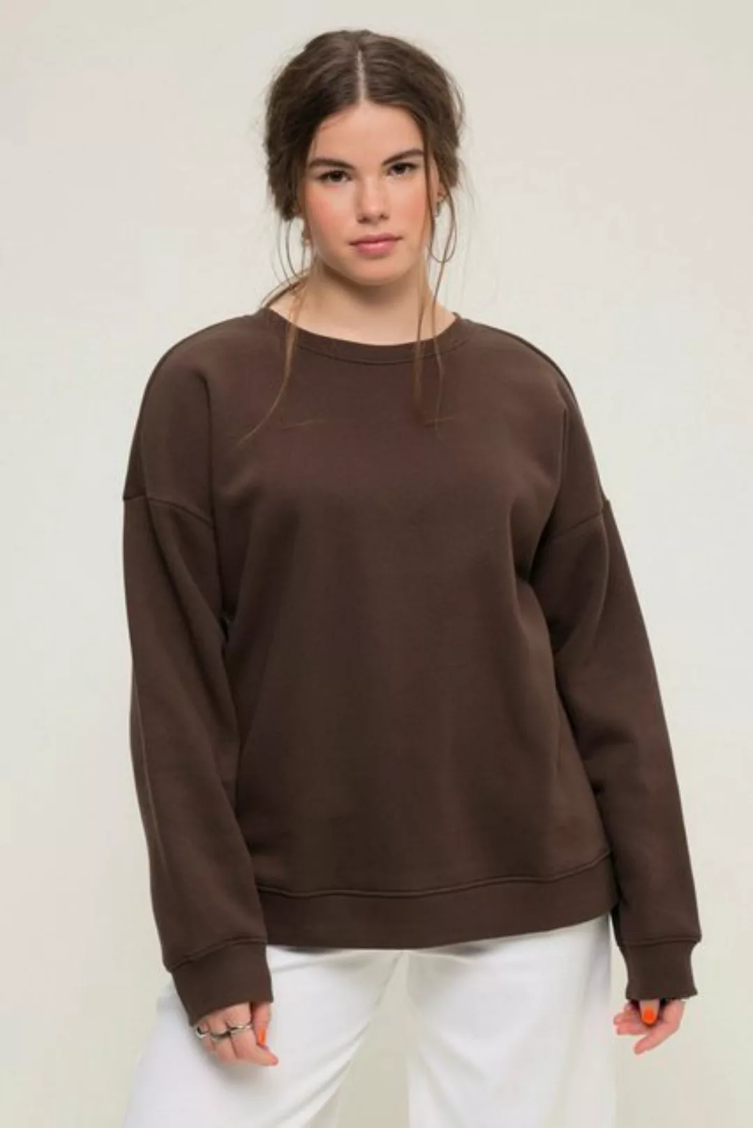 Studio Untold Sweatshirt Sweatshirt oversized großer Rückenprint Rundhals günstig online kaufen