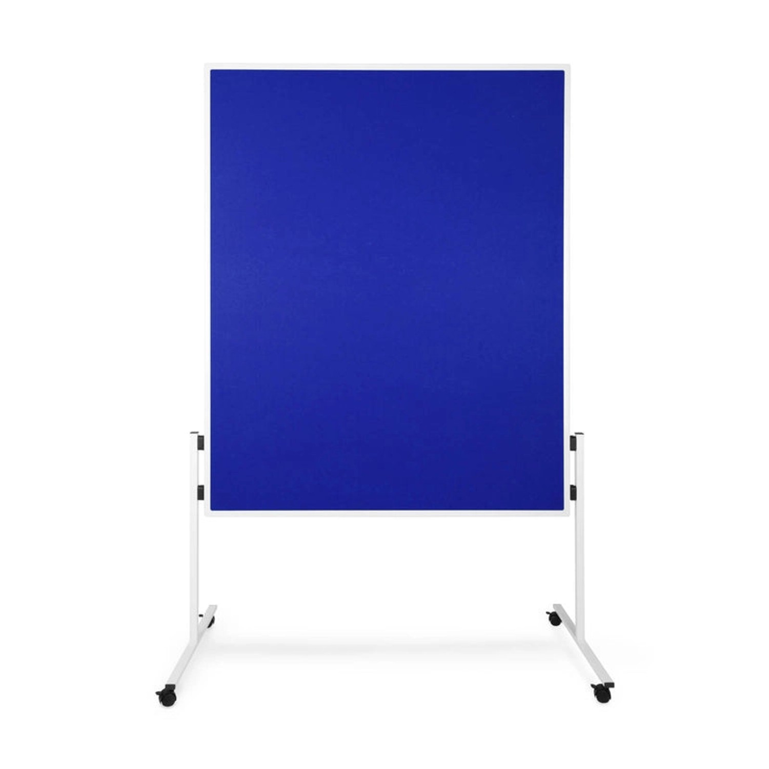 KARAT Filz Moderationstafel Einteilig und Flexibel mit Rollen Blau 150 x 20 günstig online kaufen