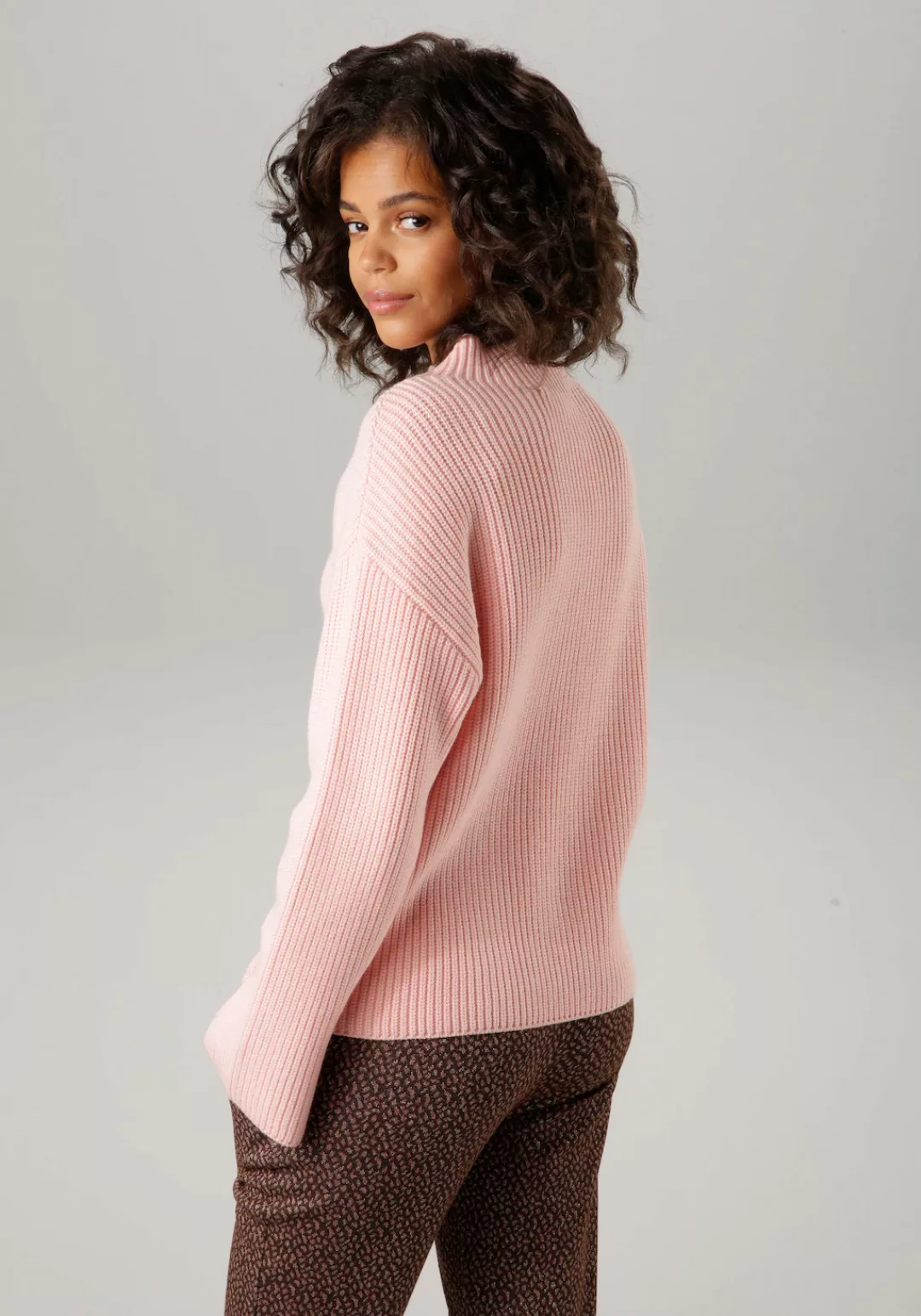 Aniston CASUAL Strickpullover mit Stehkragen - NEUE KOLLEKTION günstig online kaufen