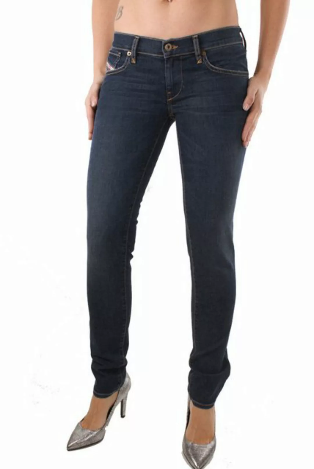 Diesel Skinny-fit-Jeans Diesel Damen Jeans Hose Grupee-Ankle 0RS22 Slim Ski günstig online kaufen