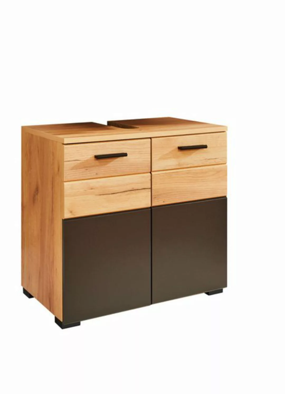 PREISBRECHER Waschbeckenunterschrank Riom 60 x 55 x 37 cm (B/H/T) günstig online kaufen