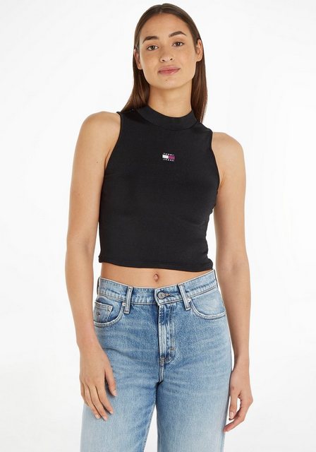 Tommy Jeans Shirttop BADGE HIGH NECK TANK mit Logo-Badge, hohem Rundhals günstig online kaufen