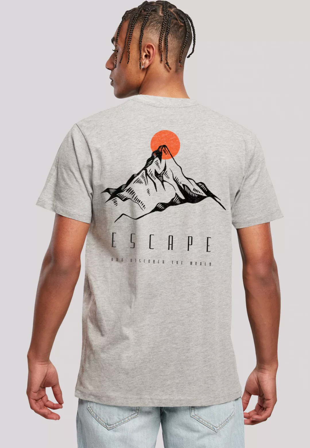 F4NT4STIC T-Shirt "Escape Discover the World Mountain", Premium Qualität, E günstig online kaufen