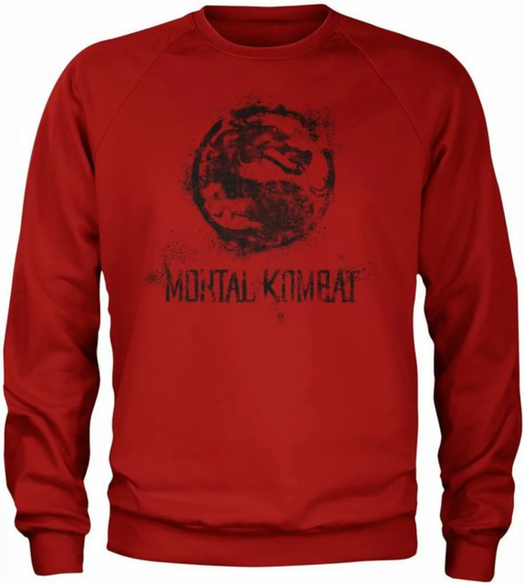 Mortal Kombat Rundhalspullover Distressed Dragon Sweatshirt günstig online kaufen